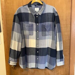 American Eagle Women’s Button-up Flannel Shirt